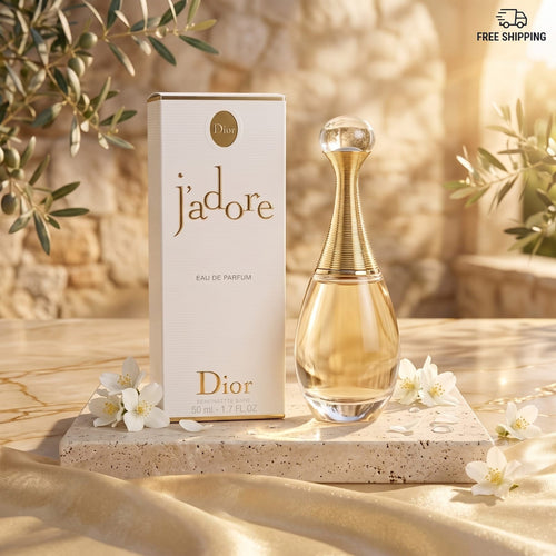 Dior J'adore Eau de Parfum 50ml perfume bottle and box