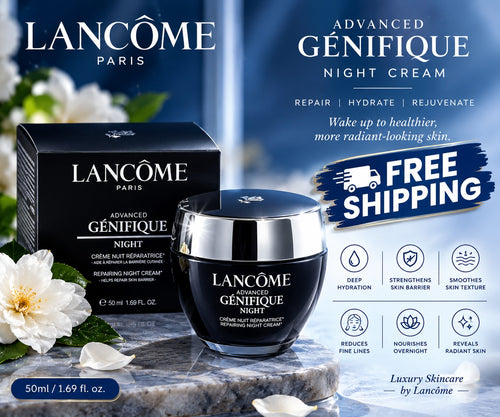 
Lancôme Advanced Génifique Night Cream 50ml 1.69 fl oz black jar