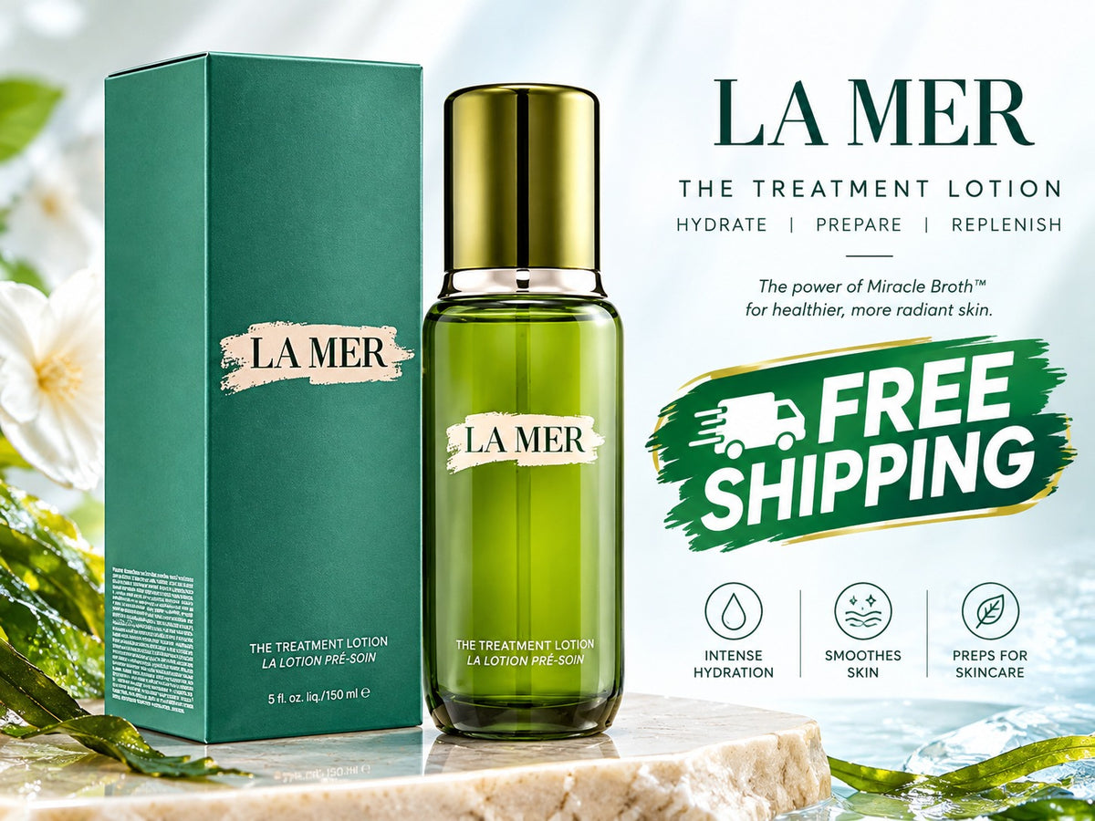 La Mer The Treatment Lotion 150ml facial treatment lotion with green packaging