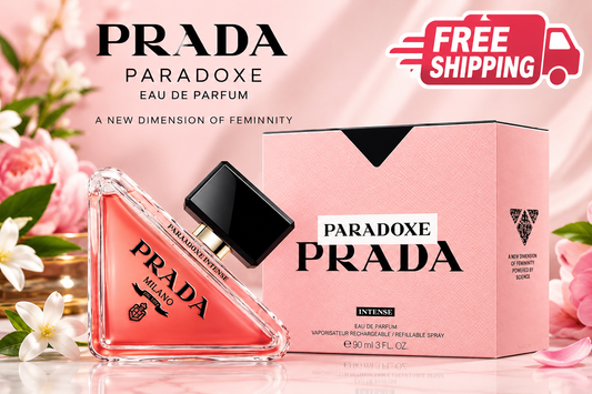 Prada Paradoxe Intense Eau de Parfum 90ml for women perfume bottle and box